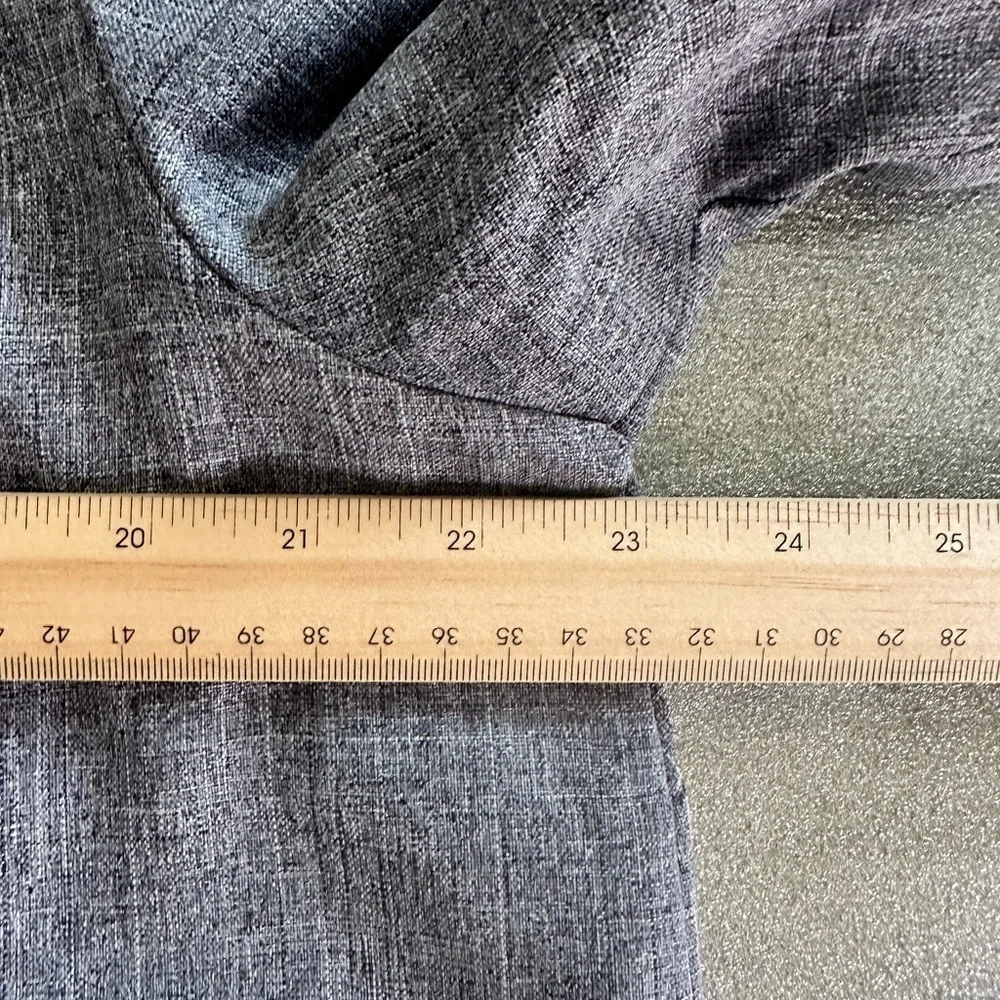 Allison Woods Gray Textured Jacket Size 14W Classic Chic (1249)